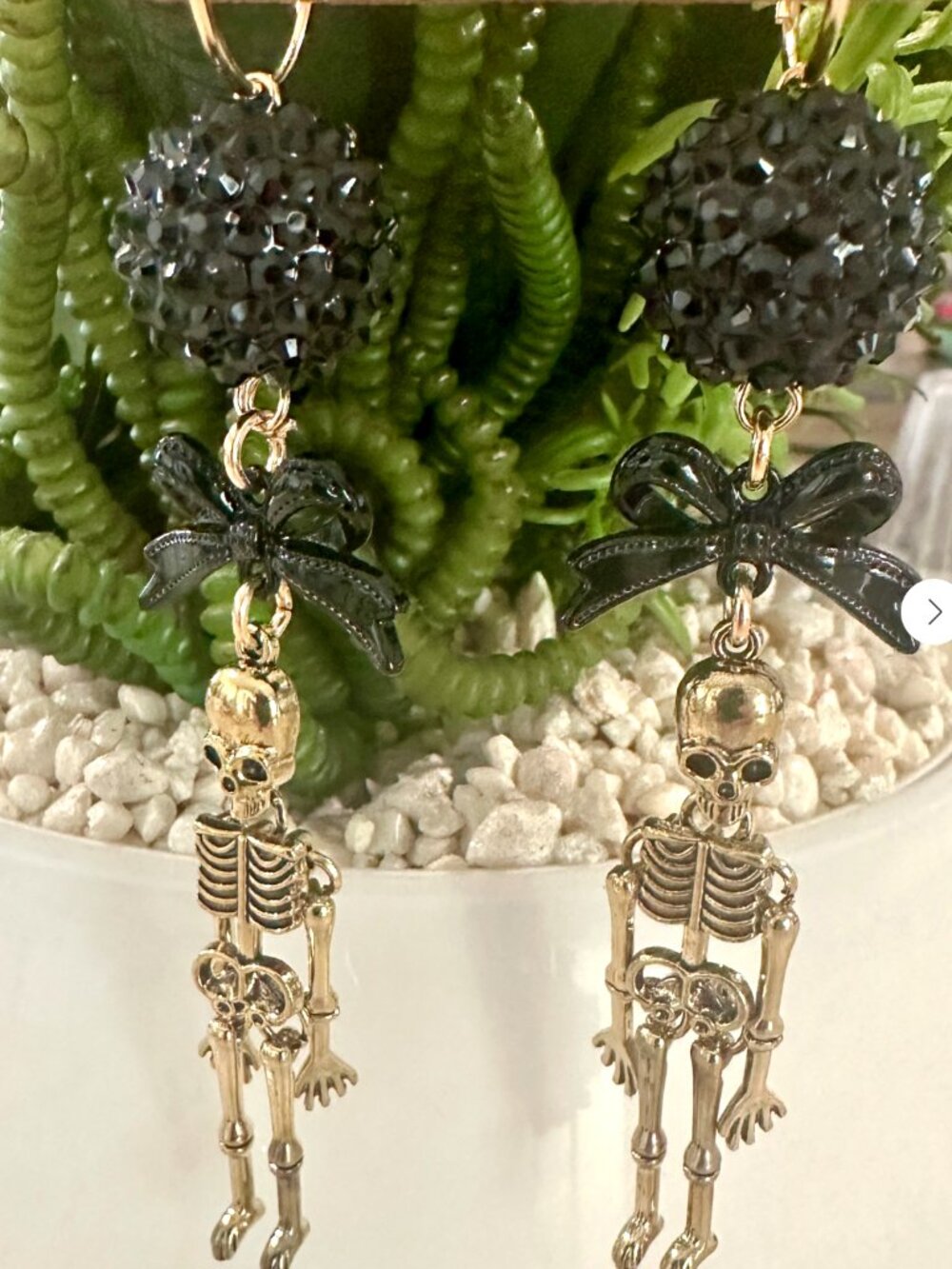 Golden Bone Earrings